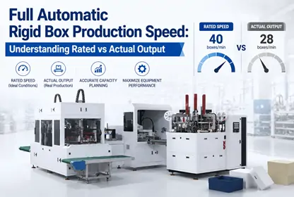 Full Automatic Rigid Box Production Speed: Understanding Rated vs Actual Output